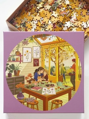 Vissevasse: Chestnut Season (1000) ronde herfstpuzzel