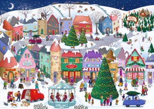 Ravensburger: Christmas Town (1000) kerstpuzzel
