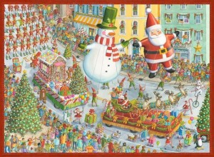 Ravensburger: Here Comes Christmas (500) kerstpuzzel