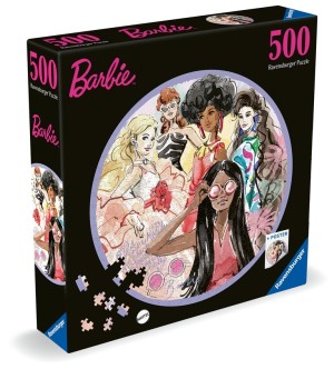 Ravensburger: Barbie Global Style Icon since 1959 (500) ronde puzzel
