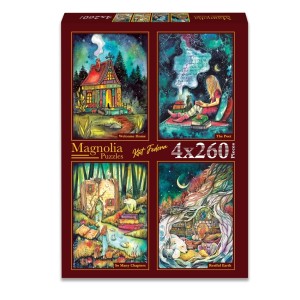Magnolia: Kat Fedora 2 (4x260) legpuzzels