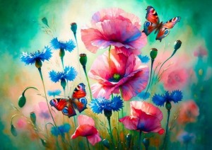 Enjoy: Butterfly Garden (1000) legpuzzel