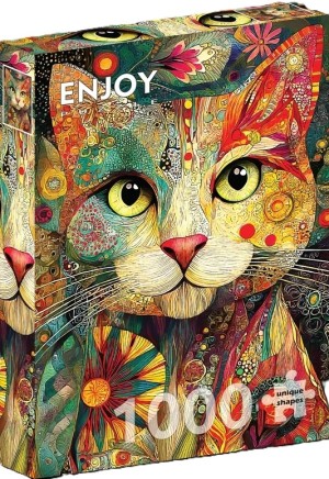 Enjoy: Artie the Cat (1000) verticale puzzel