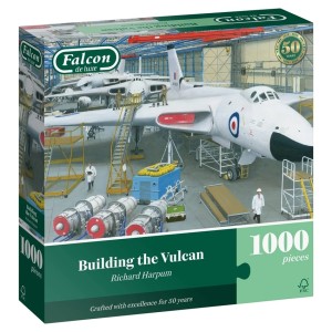 Falcon: Building the Vulcan (1000) vliegtuigpuzzel