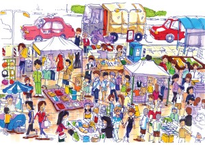 Yazz: Bazaar (1000) legpuzzel