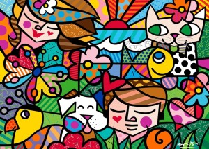 Bluebird: Nature in Harmony - Britto (1500) legpuzzel