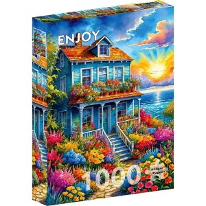 Enjoy: Ocean Garden (1000) verticale puzzel