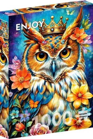 Enjoy: Royal Owl (1000) verticale puzzel