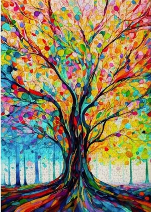 Enjoy: Tree of Joy (1000) verticale puzzel