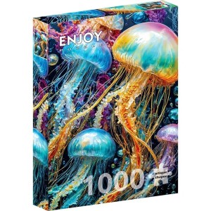 Enjoy: Jellyfish Glow (1000) verticale puzzel