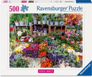 Ravensburger: Flower Market France (500) legpuzzel