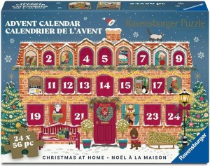 Ravensburger: Advent Calender - Christmas at Home (24x56) kerstpuzzel