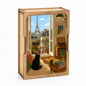 Bywood: Paris Life (100) houten minipuzzel