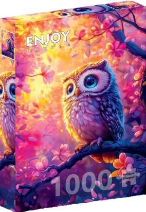Enjoy: Dreamy Owl (1000) verticale puzzel