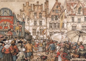 Puzzelman: Anton Pieck - Raad- en Wijnhuis (1000) legpuzzel