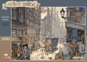 Puzzelman: Anton Pieck - Bakkerij met Arrenslee De Star (1000) legpuzzel