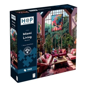 House of Puzzles: Miami Life (1000) verticale puzzel