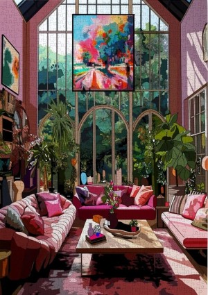 House of Puzzles: Miami Life (1000) verticale puzzel