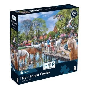 House of Puzzles: New Forest Ponies (1000) paardenpuzzel