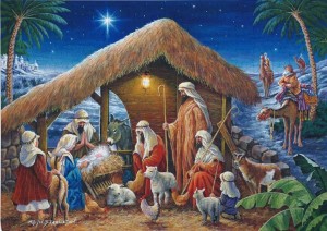 House of Puzzles: Away in a Manger (250BIG) kerstpuzzel