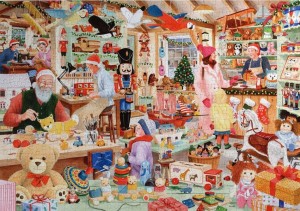 House of Puzzles: Toymaker's Workshop (500) kerstpuzzel