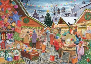 House of Puzzles: Christmas Market (1000) kerstpuzzel