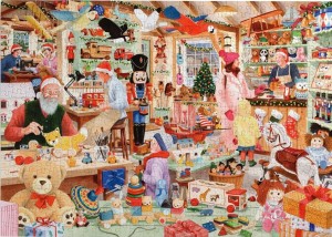 House of Puzzles: Toymaker's Workshop (500BIG) kerstpuzzel