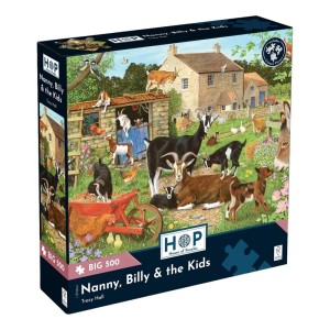 House of Puzzles: Nanny, Billy and the Kids (500BIG) legpuzzel