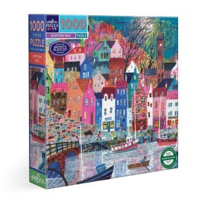 Eeboo: Scottish Isle (1000) vierkante puzzel