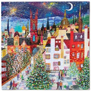 Eeboo: Christmas in Edinburgh (1000) kerstpuzzel