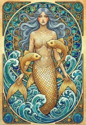 Bluebird: The Mermaid (1000) verticale puzzel