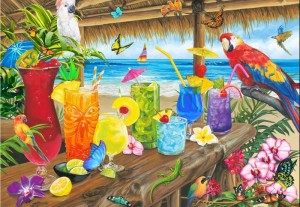 Bluebird: Tropical Colors (1000) legpuzzel