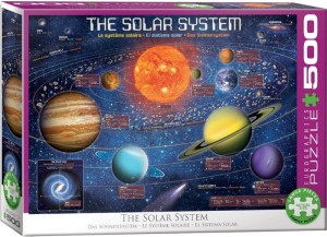 Eurographics: The Solar System (500XL) legpuzzel