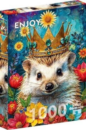 Enjoy: Crowned Hedgehog (1000) verticale puzzel