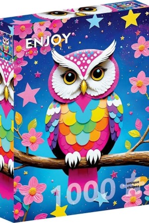 Enjoy: Starry Owl (1000) verticale puzzel