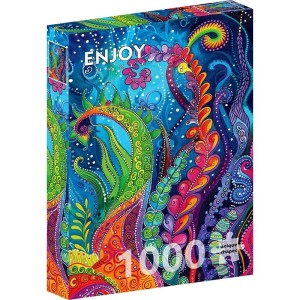 Enjoy: Vivid Spirals (1000) verticale puzzel