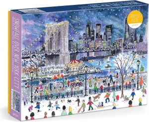 Galison: Snowfall over New York City (1000) winterpuzzel