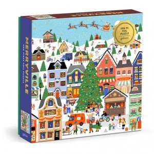 Galison: Merryville (500) kerstpuzzel