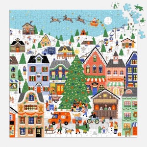 Galison: Merryville (500) kerstpuzzel