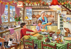 Bluebird: Grandma Christmas Baking (1000) kerstpuzzel