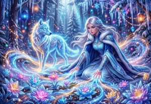 Bluebird: The Kingdom of Snow Flowers (1000) winterpuzzel