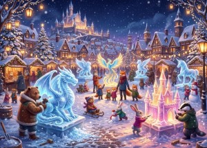 Bluebird: Ice Sculptures (500) winterpuzzel