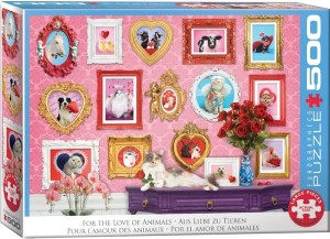 Eurographics: For the Love of Animals (500XL) legpuzzel