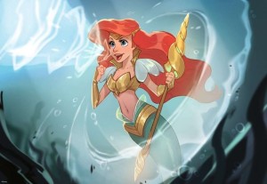 Ravensburger: Disney Lorcana Ariel Sonic Warrior (300) disneypuzzel