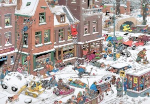 Jan van Haasteren: Sneeuwpret (3000) winterpuzzel