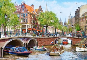 Castorland: Amsterdam Canals (1000) legpuzzel