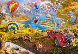 Castorland: Hot Air Balloon Valley (1000) legpuzzel