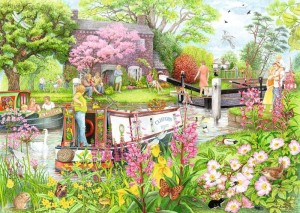 Ravensburger: River Café (1000) legpuzzel