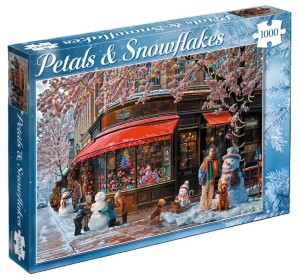 Tucker's Fun Factory: Petals and Snowflakes (1000) kerstpuzzel
