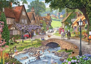 Ravensburger: Lazy Days by the Stream (1000) legpuzzel